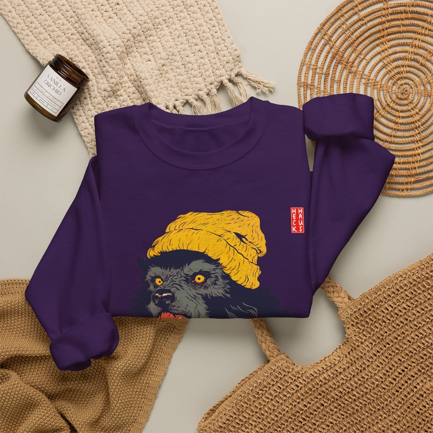 Hipster Werewolf Sweatshirt