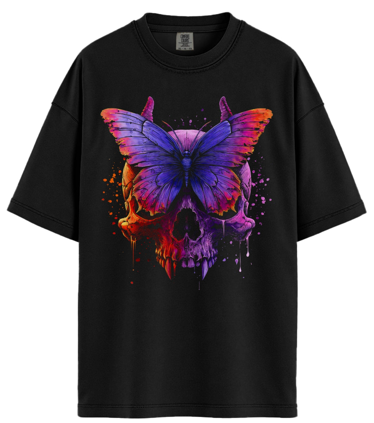 The Butterfly and the Skull Comfort Colors T-Shirt