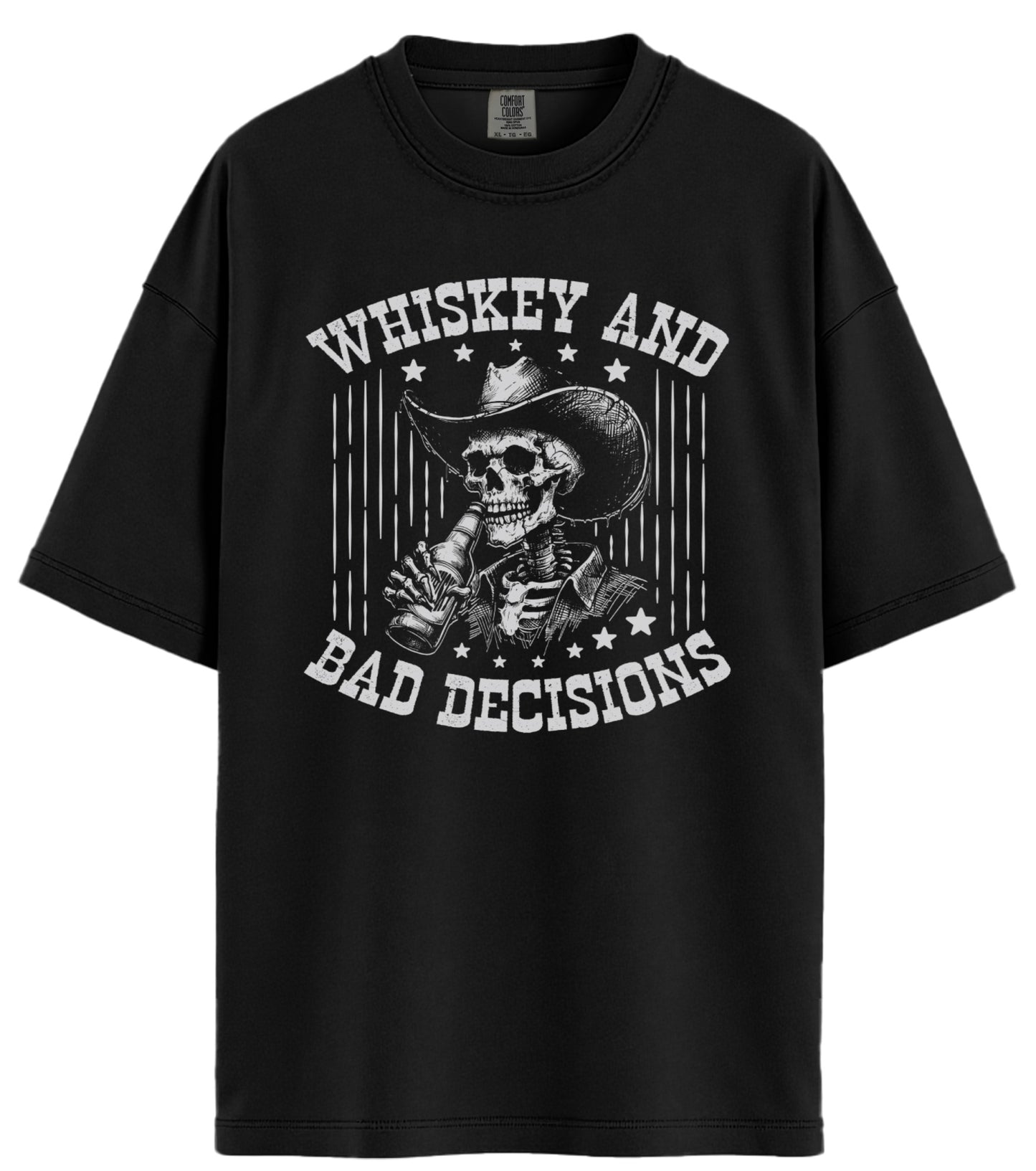 Whiskey and Bad Decisions Comfort Colors T-Shirt