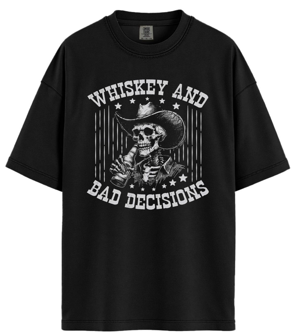 Whiskey and Bad Decisions Comfort Colors T-Shirt