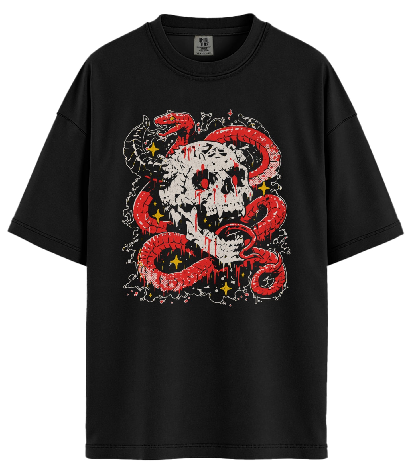 The Skull and Snake Comfort Colors T-Shirt