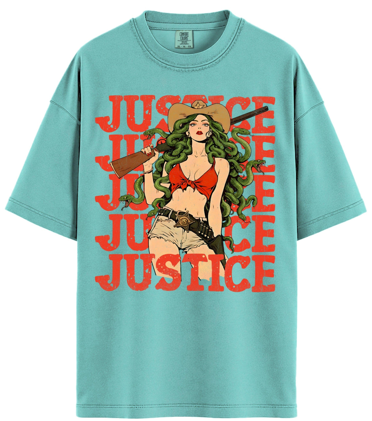 Sheriff Medusa Comfort Colors T-Shirt