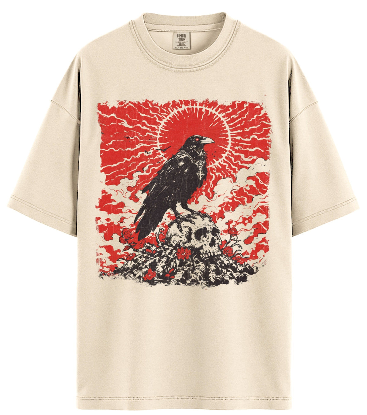 The Crow and the Skull Comfort Colors T-Shirt