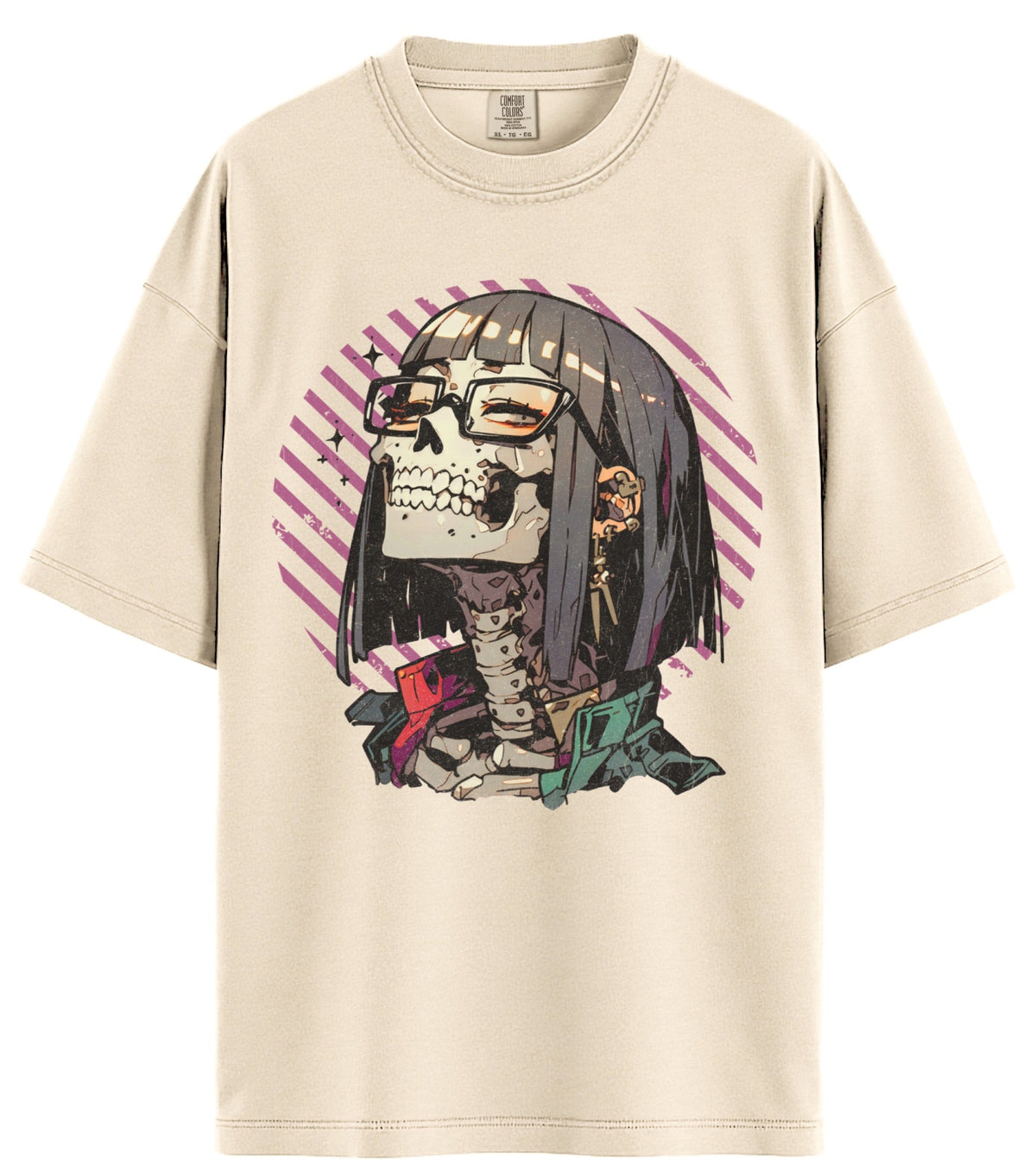Skeleton Girl Comfort Colors T-Shirt