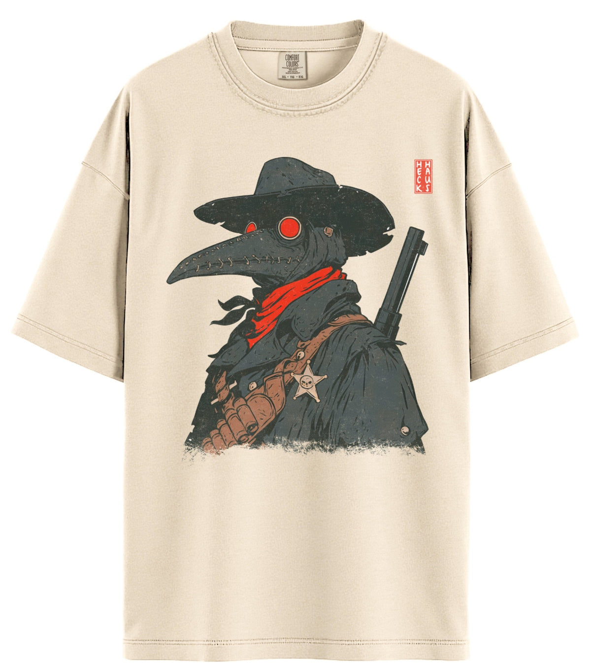Sheriff Plague Doctor Comfort Colors T-Shirt