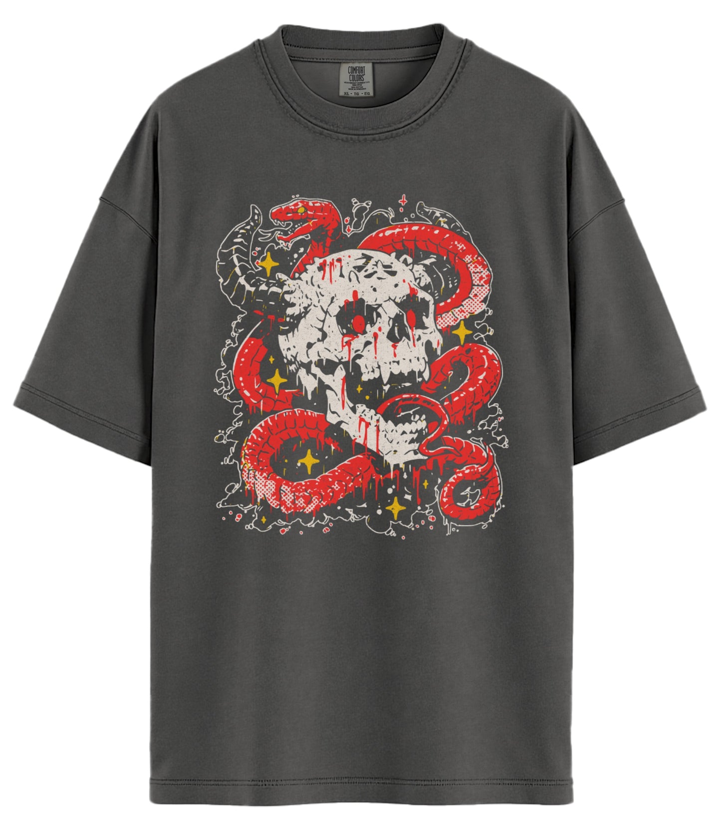 The Skull and Snake Comfort Colors T-Shirt