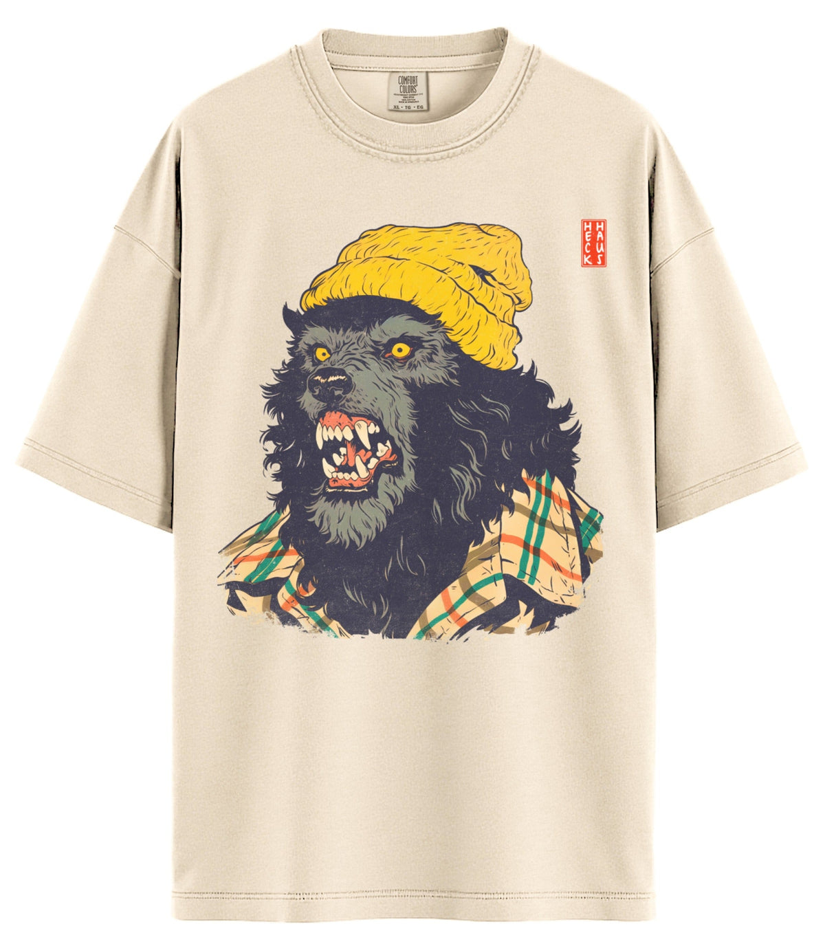 Hipster Werewolf Comfort Colors T-Shirt
