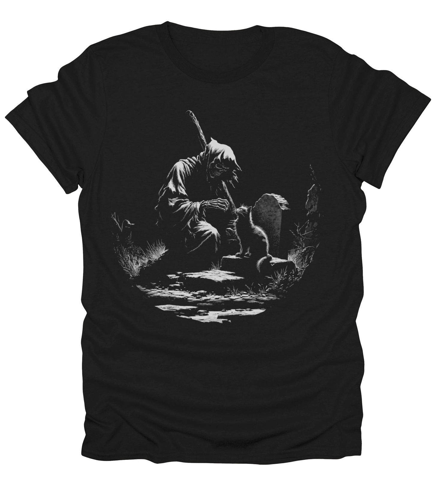 The Reaper and the Cat T-Shirt