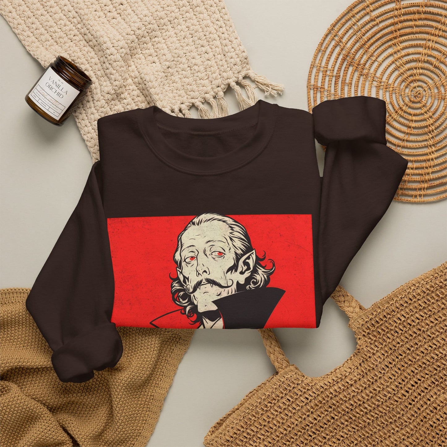 The Count with the Cat Sweatshirt