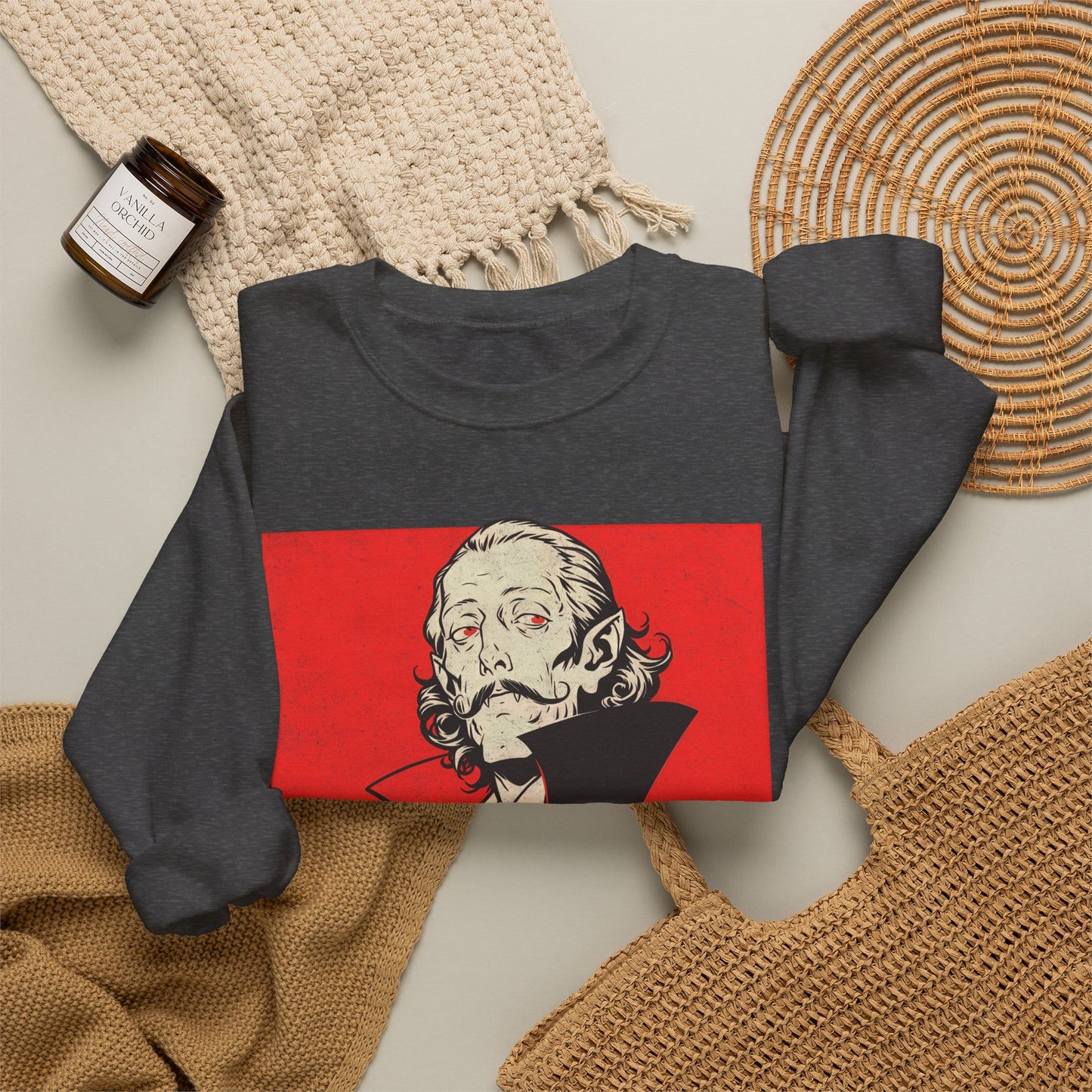 The Count with the Cat Sweatshirt