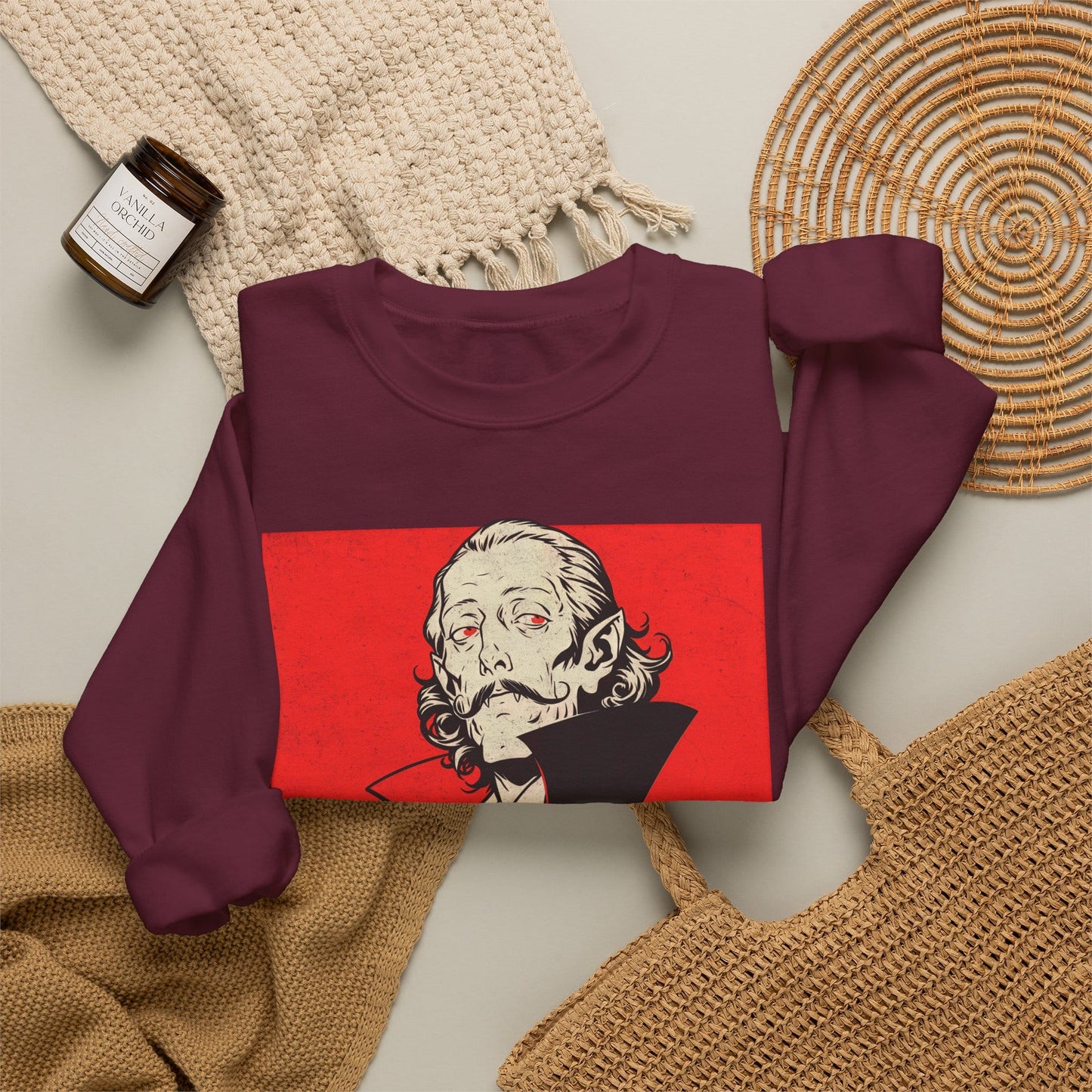 The Count with the Cat Sweatshirt