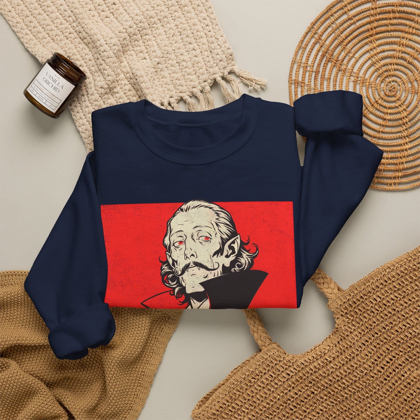 The Count with the Cat Sweatshirt