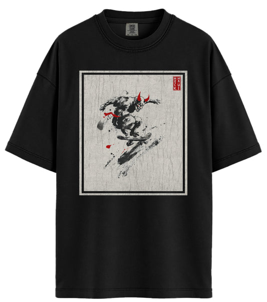 Demon Skateboarder Comfort Colors T-Shirt