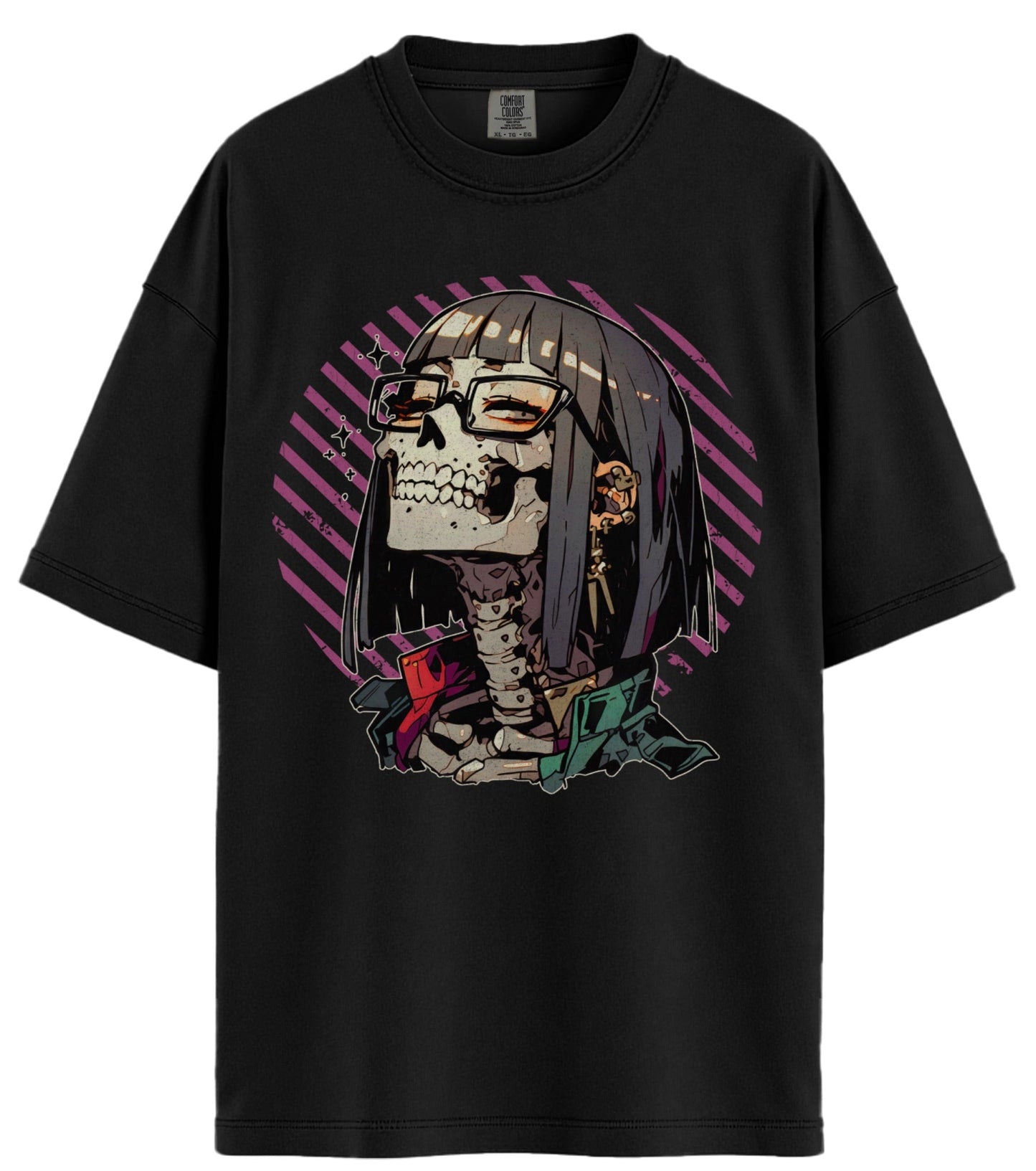 Skeleton Girl Comfort Colors T-Shirt