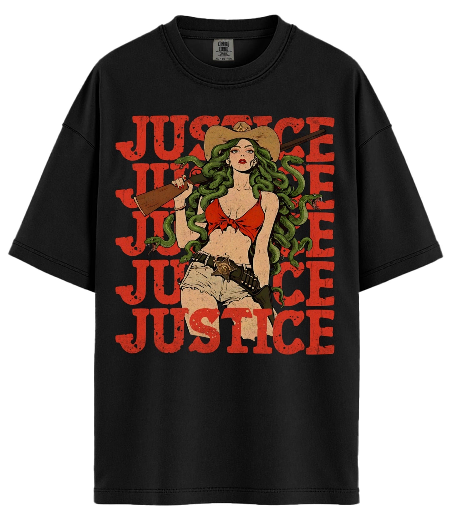 Sheriff Medusa Comfort Colors T-Shirt