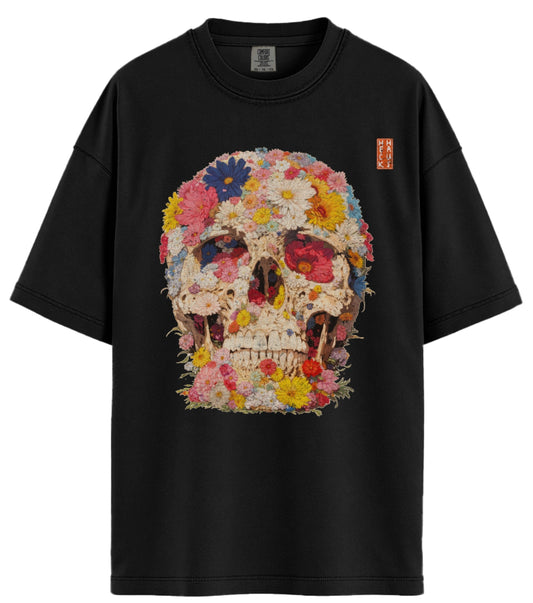 Floral Skull Comfort Colors T-Shirt
