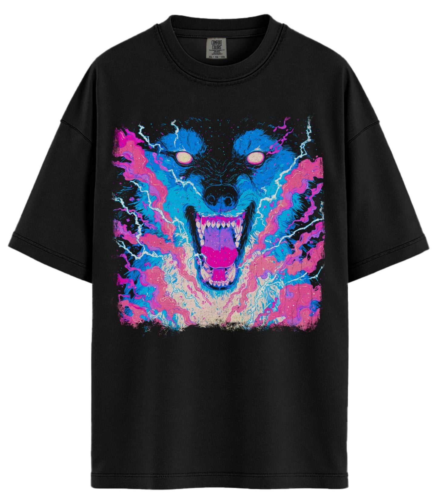 Galaxy Wolf Comfort Colors T-Shirt