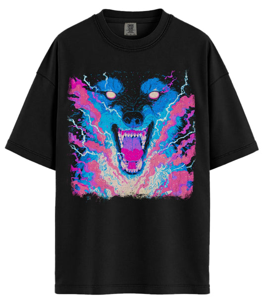 Galaxy Wolf Comfort Colors T-Shirt