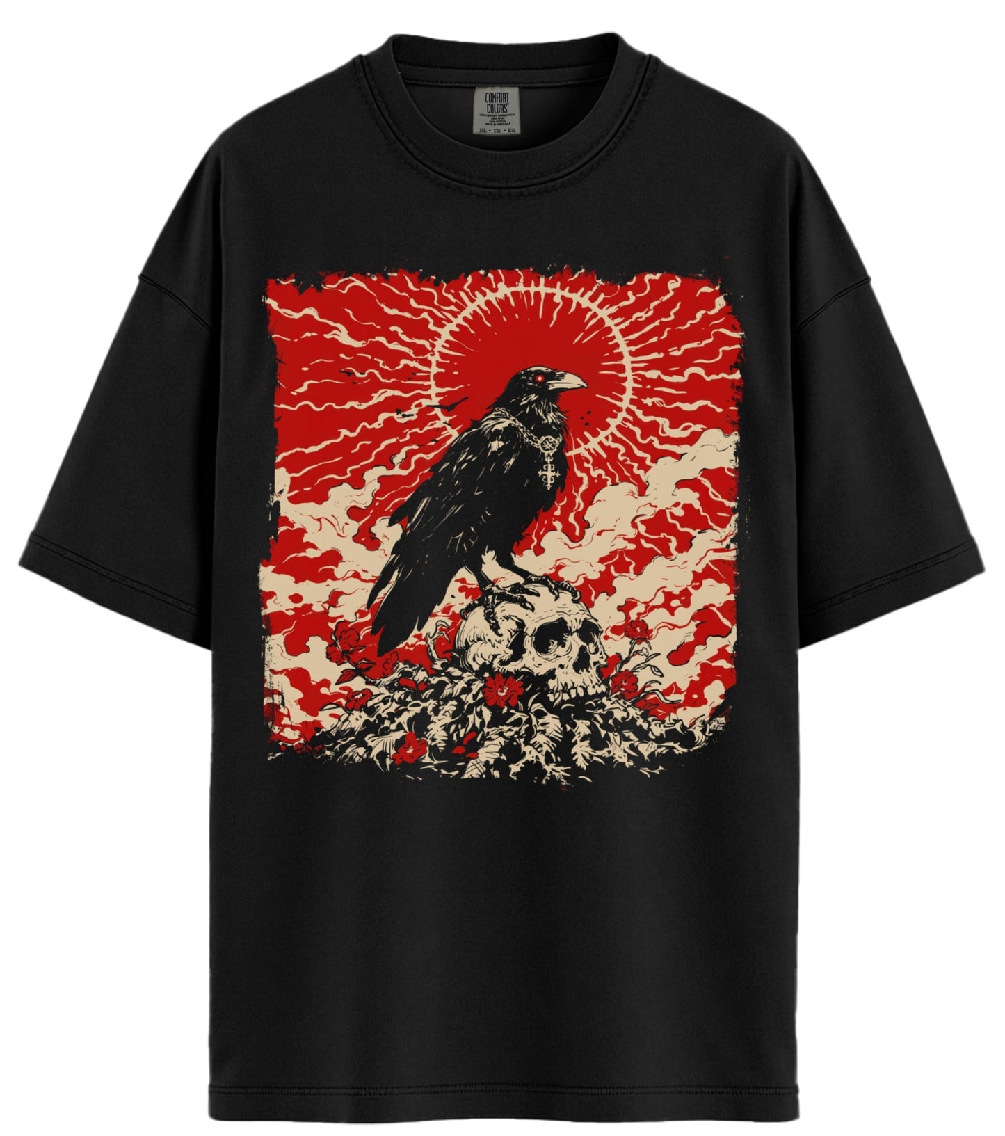 The Crow and the Skull Comfort Colors T-Shirt