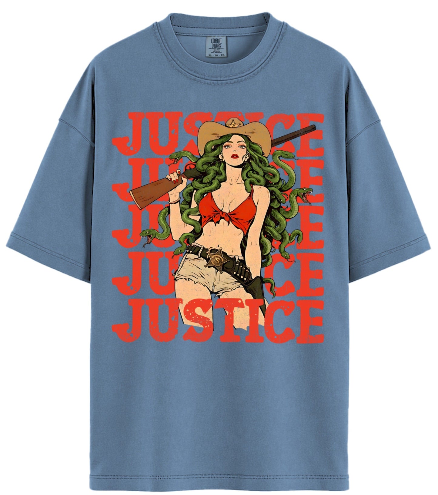 Sheriff Medusa Comfort Colors T-Shirt