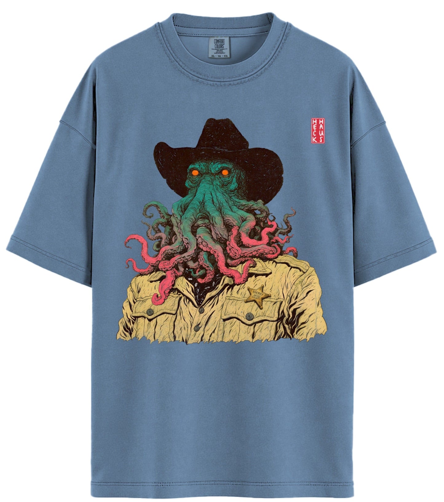 Sheriff Cthulhu Comfort Colors T-Shirt
