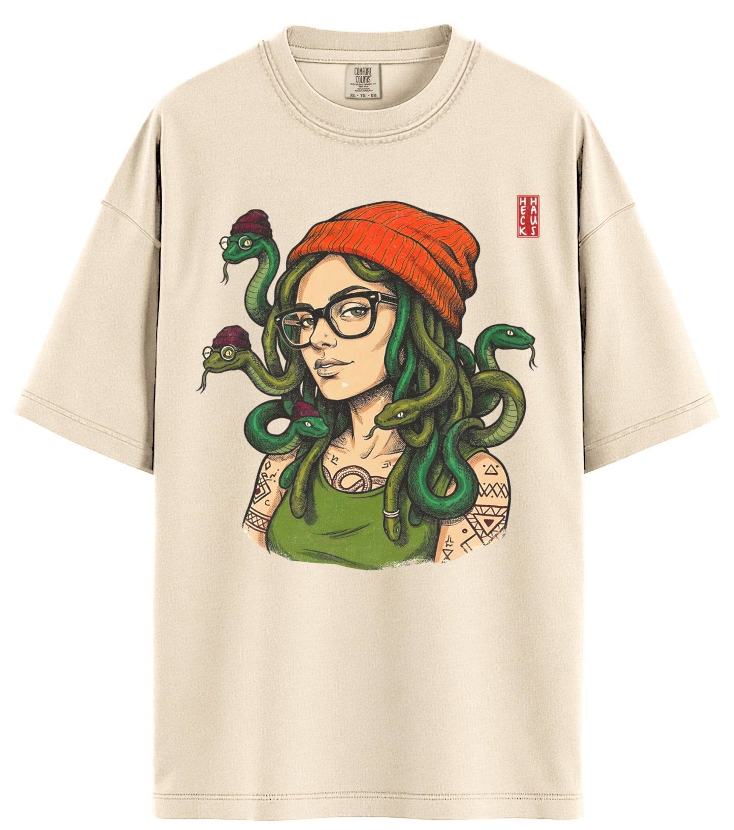 Hipster Medusa Comfort Colors T-Shirt