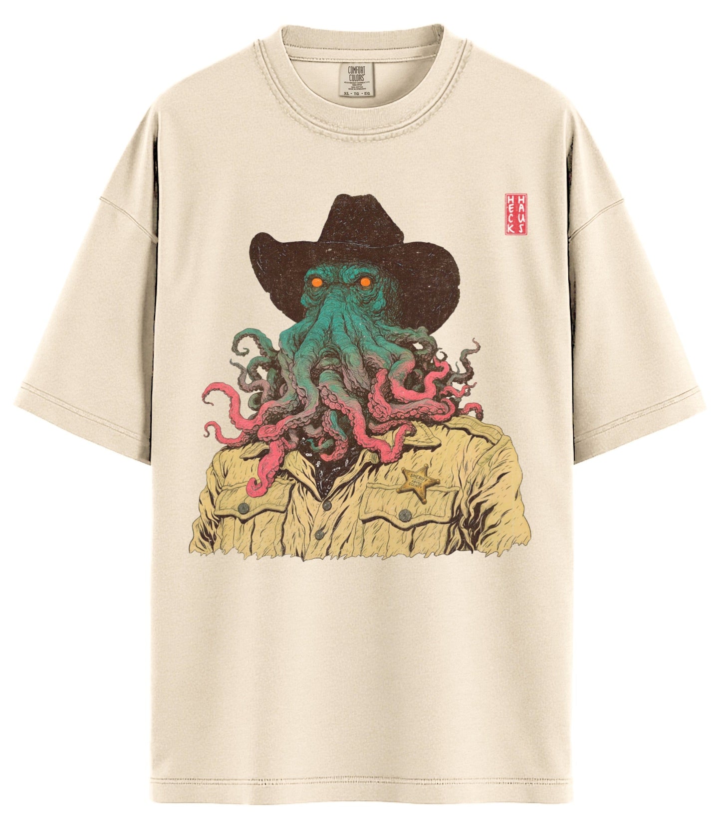 Sheriff Cthulhu Comfort Colors T-Shirt