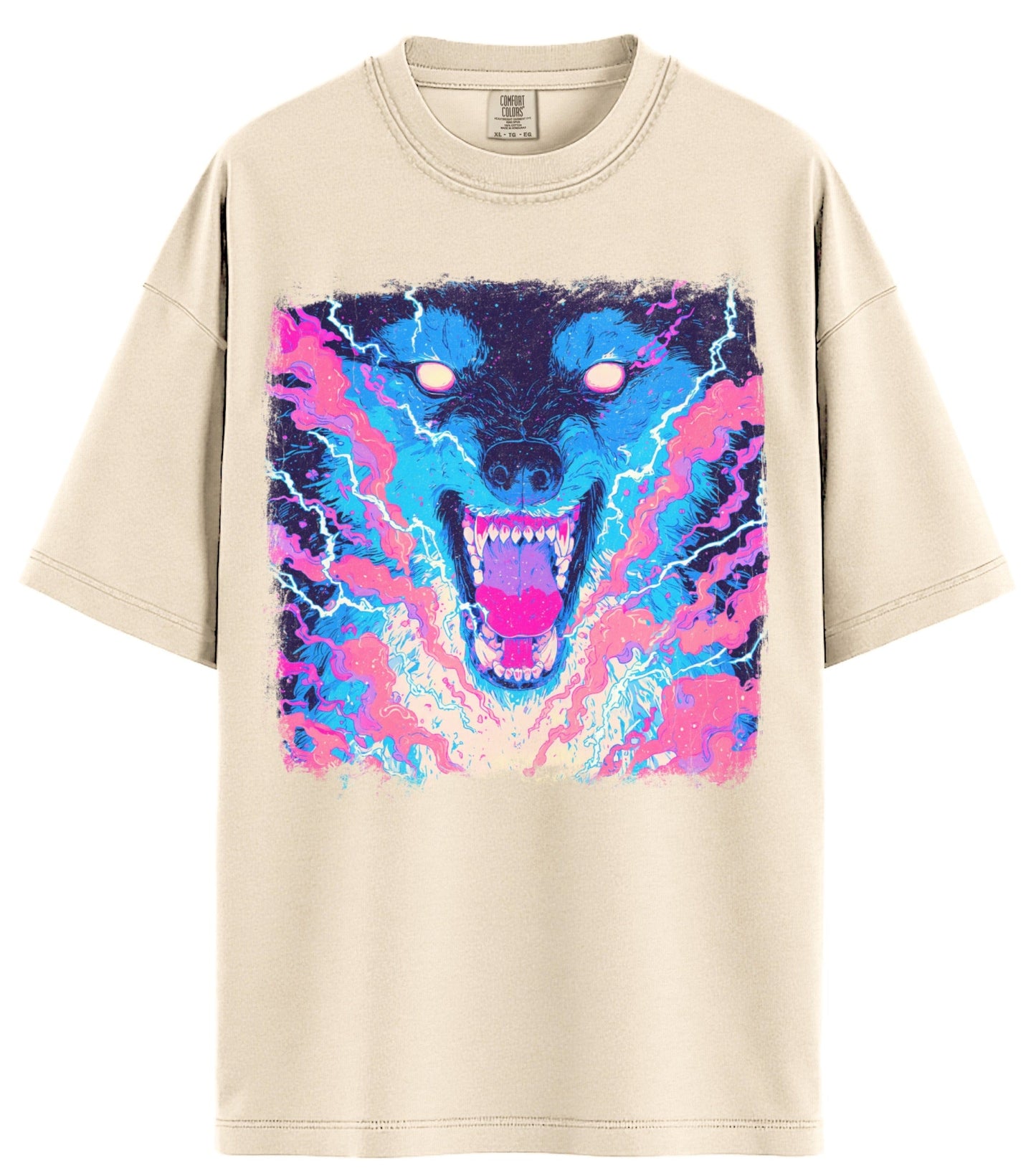 Galaxy Wolf Comfort Colors T-Shirt