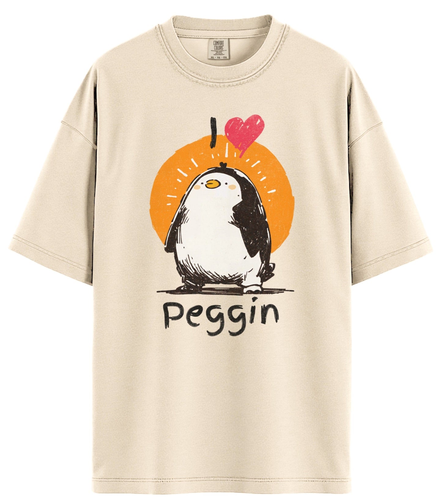 I Love Peggin Comfort Colors T-Shirt