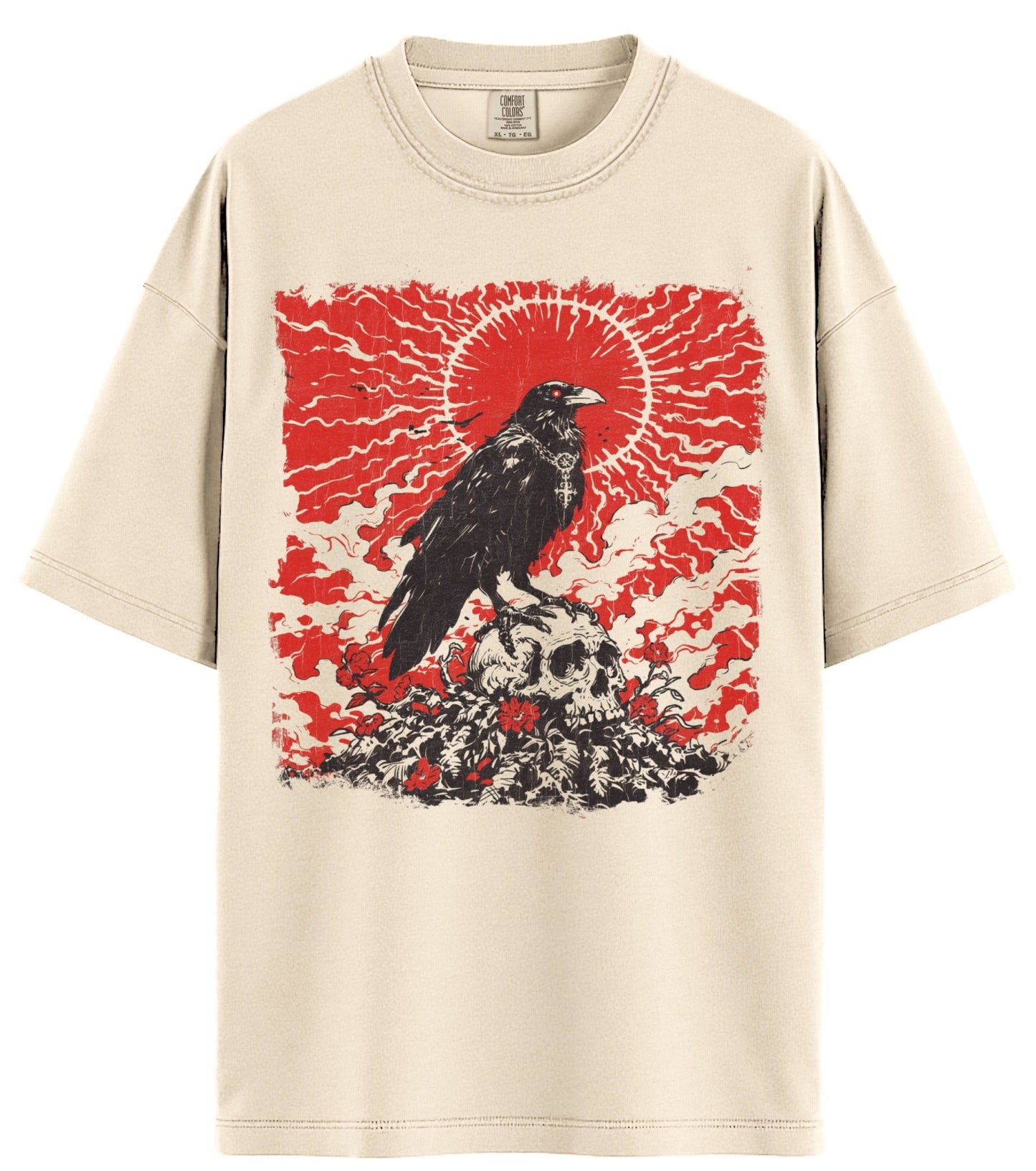 The Crow and the Skull Comfort Colors T-Shirt
