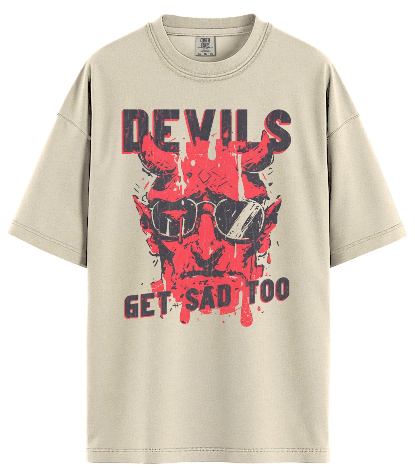 Devils Get Sad Too Comfort Colors T-Shirt