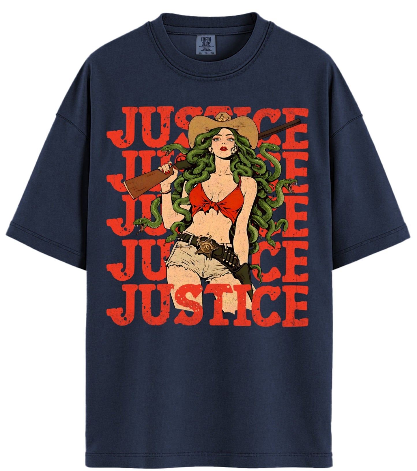 Sheriff Medusa Comfort Colors T-Shirt
