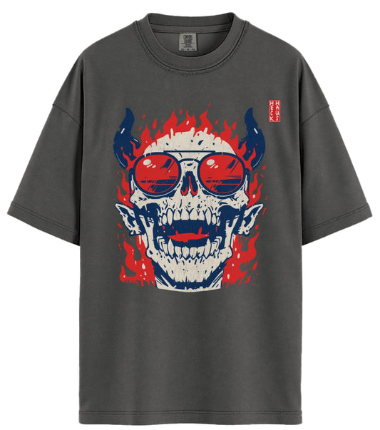 Flaming Demon Comfort Colors T-Shirt