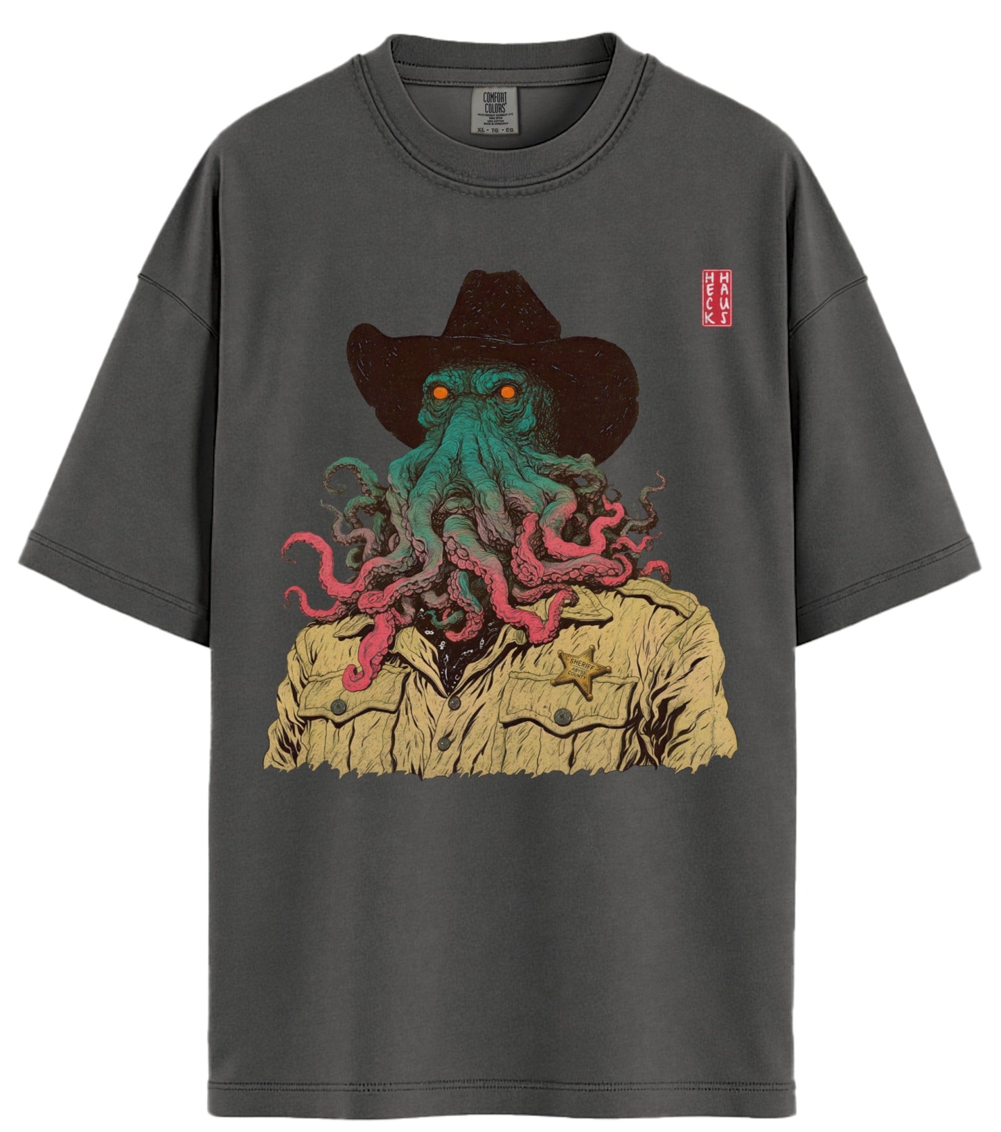 Sheriff Cthulhu Comfort Colors T-Shirt