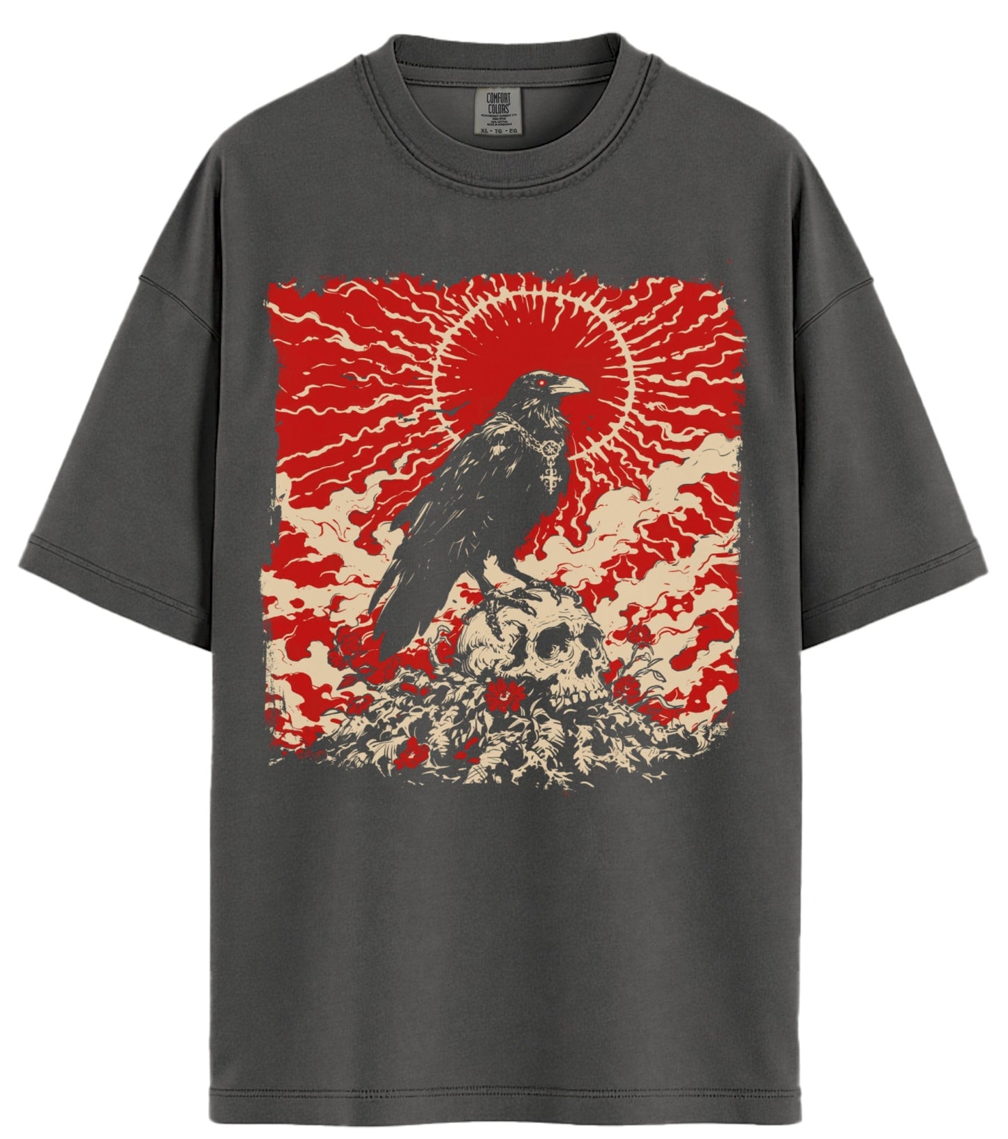 The Crow and the Skull Comfort Colors T-Shirt