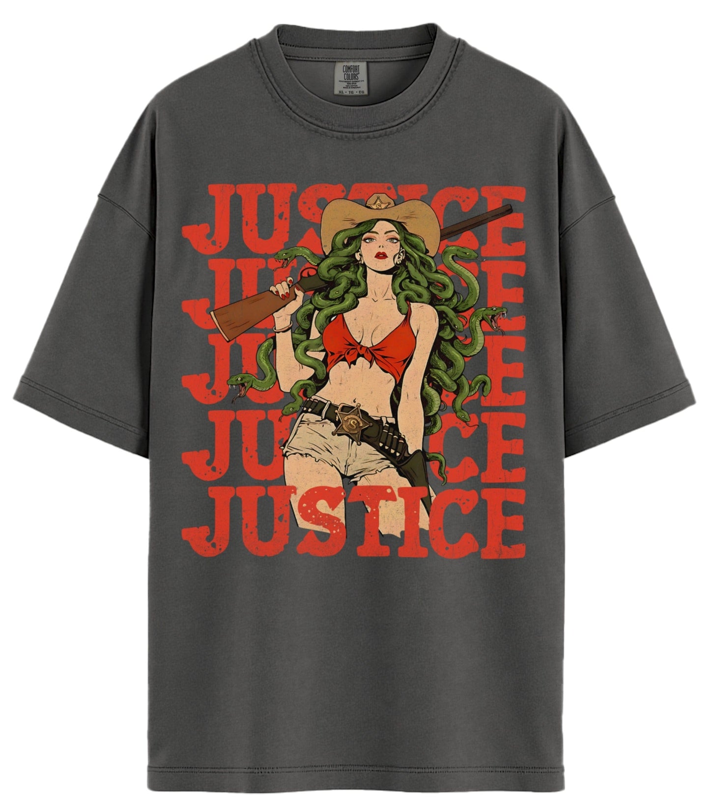 Sheriff Medusa Comfort Colors T-Shirt