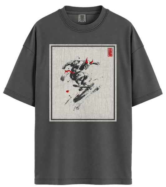 Demon Skateboarder Comfort Colors T-Shirt