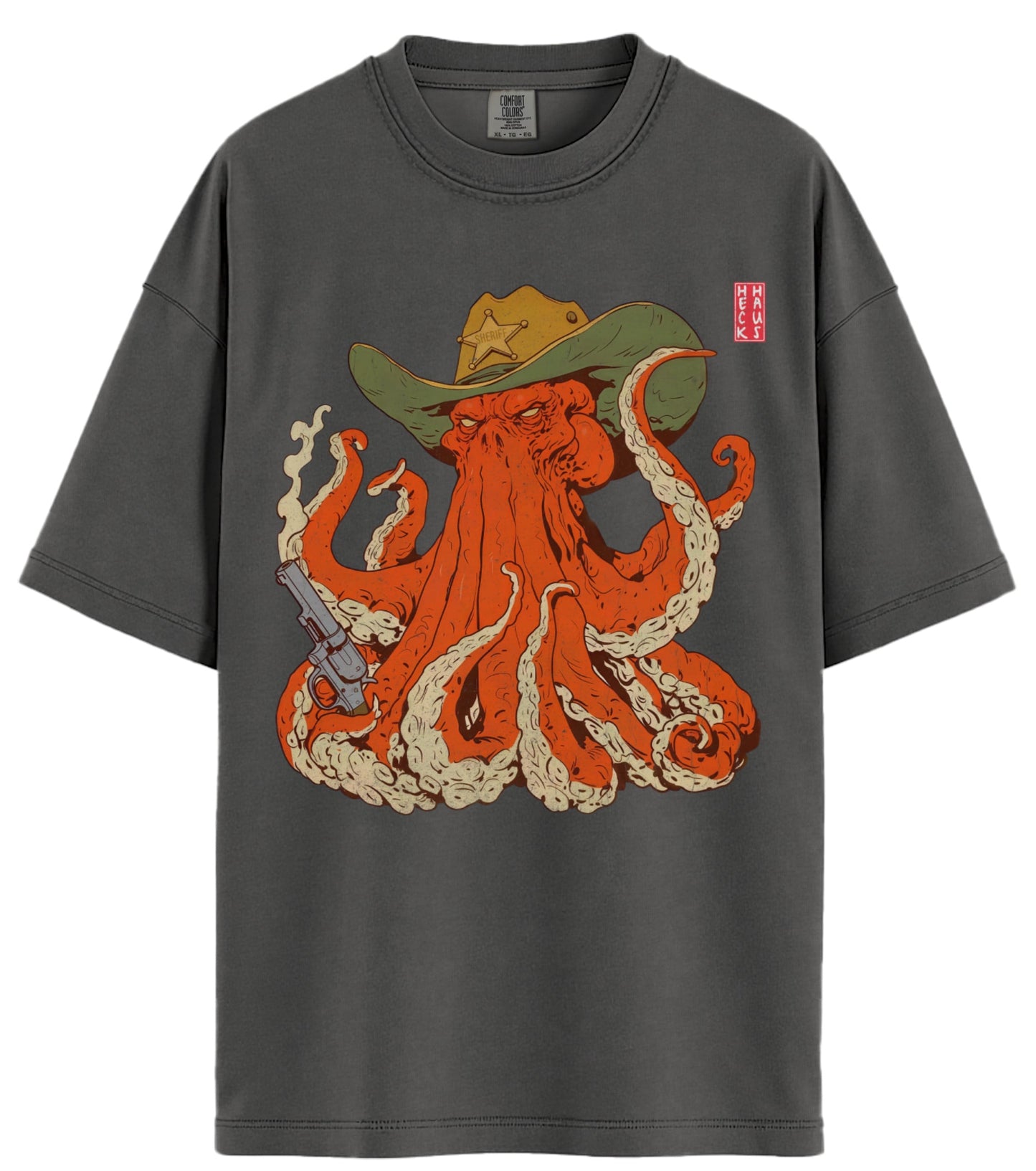 Sheriff Octopus Comfort Colors T-Shirt