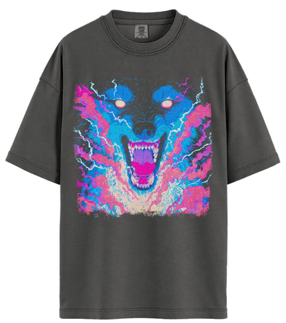 Galaxy Wolf Comfort Colors T-Shirt