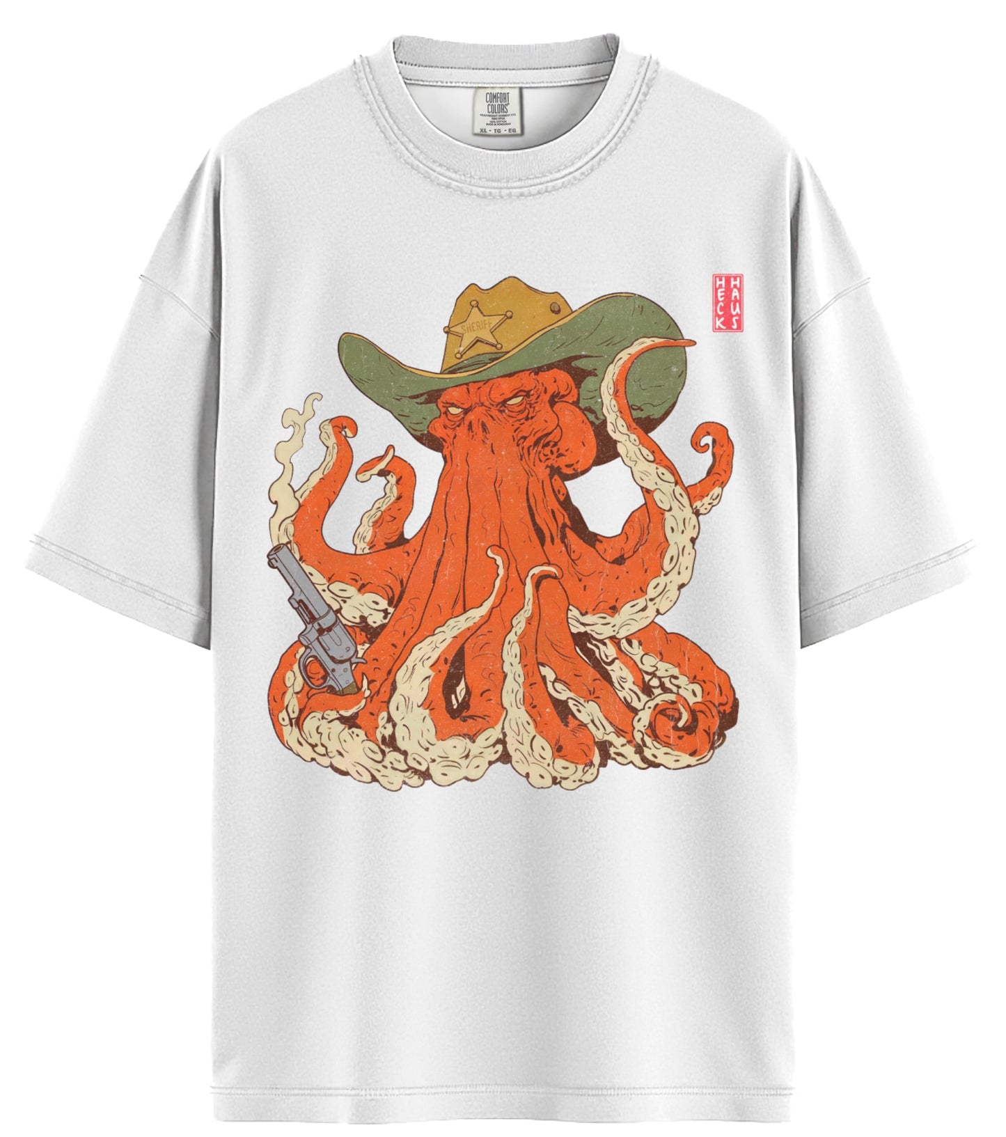 Sheriff Octopus Comfort Colors T-Shirt