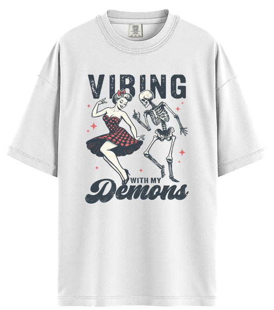 Vibing With My Demons Comfort Colors T-Shirt