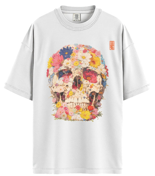 Floral Skull Comfort Colors T-Shirt