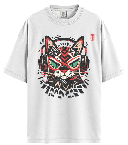 Graphic Cat Comfort Colors T-Shirt
