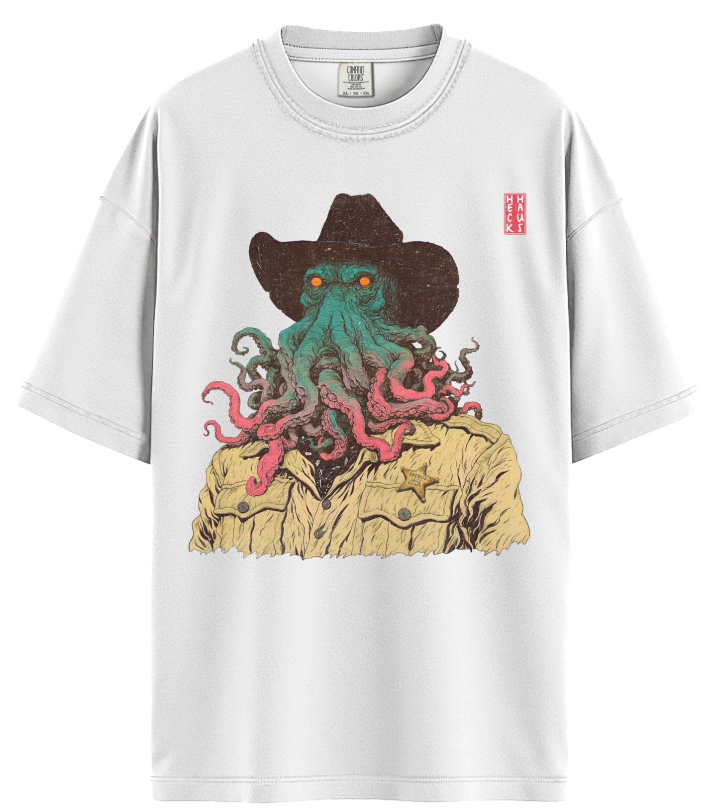 Sheriff Cthulhu Comfort Colors T-Shirt