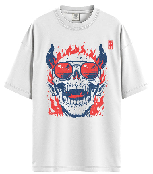 Flaming Demon Comfort Colors T-Shirt