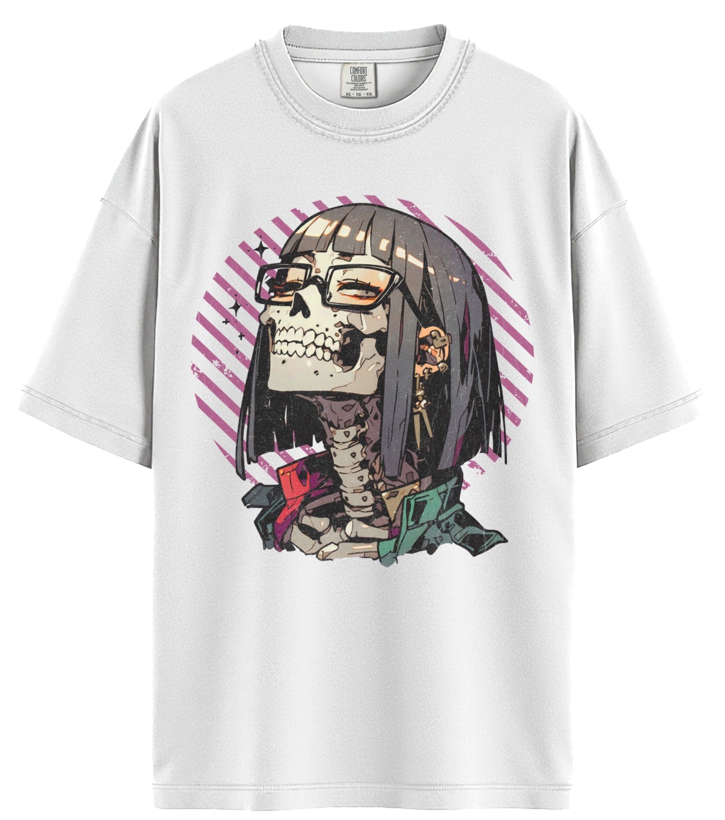 Skeleton Girl Comfort Colors T-Shirt