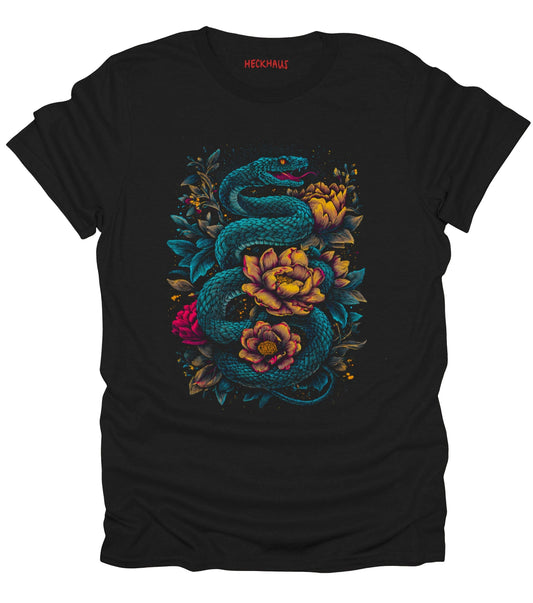 The Snake in the Flowers T-Shirt