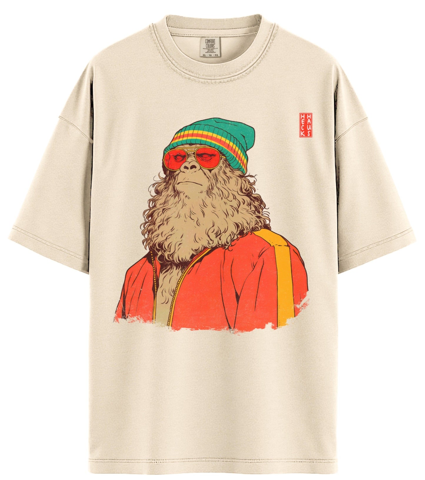 Hipster Bigfoot Comfort Colors T-Shirt