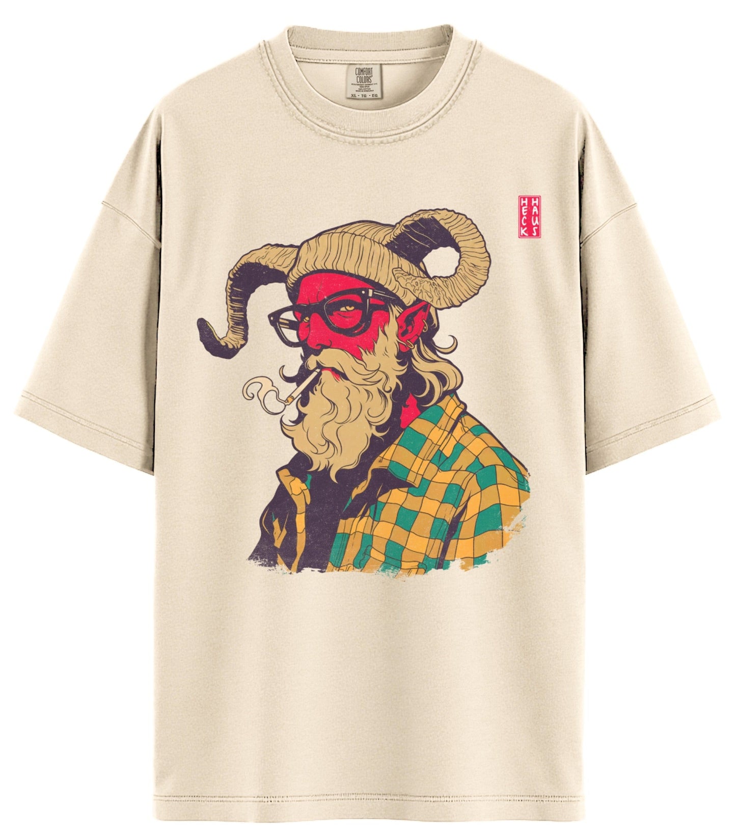 Hipster Devil Comfort Colors T-Shirt