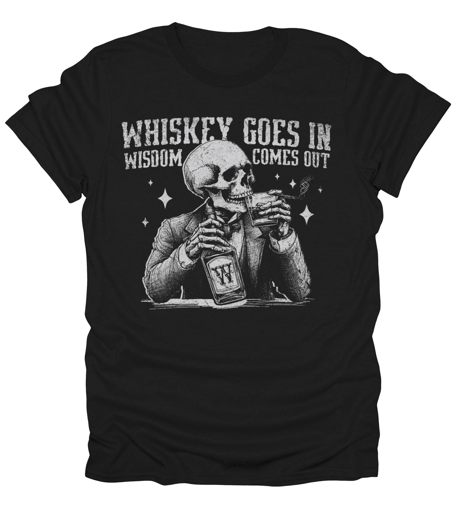 Whiskey Goes In T-Shirt